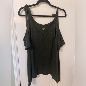 Tie straps cute top XL